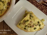 Quiche sans croûte aux courgettes et au chèvre