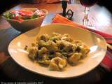 Tortellinis à la crème de pesto