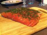 Saumon Gravlax Sauce Norvégienne