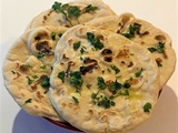 Naans au fromage façon Cyril Lignac