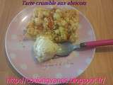 Tarte crumble aux abricots