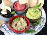 Mezze houmous et quinoa, aux trois couleurs