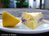 Gateau magique myrtilles et citron