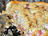 Tarte pomme-rhubarbe crumble coco-pavot [vegan]