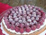 Tarte aux framboises