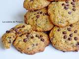 Cookies aux pépites de chocolat, graines de chia et flocons d'avoine