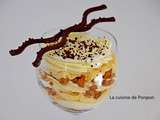 Verrine de crème dulcey, vanille et spéculoos