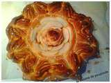 Brioche marguerite aux pommes au thermomix ou kitchenaid