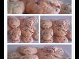 Cookies (biscuits) sans gluten sans lactose aux pépites de chocolat au thermomix ou sans