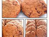 Cookies Corse à la farine de châtaigne et chocolat praliné au thermomix ou sans