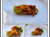 Fleurs de courgettes farcies