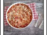 Gratin de cote de blettes sauce tomate, parmesan