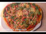 Pizza épinards lardon au thermomix ou sans