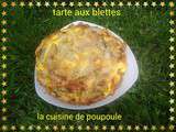 Tarte aux blettes bio au thermomix