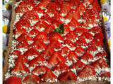 Tarte aux fraises aux 3 chocolats aux thermomix ou sans