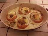 Tomates farcies aux oeufs