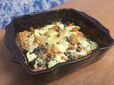 Gratin healthy butternut, haricots rouges et ricotta