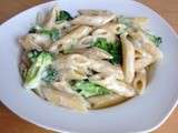 Penne aux brocolis et gorgonzola