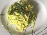 Spaghetti au pesto d'asperges