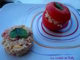 Tomates farcies au quinoa et au thon