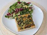 Quiche Boursin, Epinards & Lardons