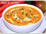 Soupe carotte-pomme de terre-orange