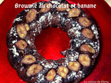 Brownie fondant chocolat banane