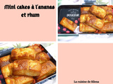 Mini cake à l'ananas et au rhum