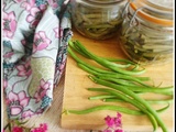 Conserves de haricots verts sans eau et sans sel