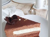 Entremets chocolat vanille