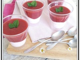 Panna cotta vanille fraise