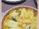 Quiche aux poireaux et Munster