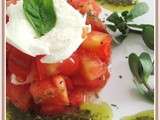 Tomates mozzarella et pesto