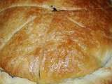 Galette des rois chocolat/crème de marron, sans œuf, sans lait et sans fruits à coque