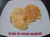 Gratin de courge spaghetti