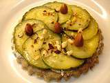 Tatin de Courgettes au Fromage de Chèvre et Noisettes