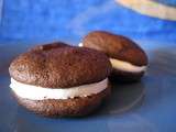 Whoopies chocolat-vanille