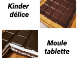 Kinder délice - moule tablette - Demarle