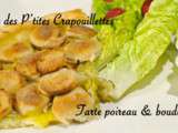 Tarte poireau & boudin blanc