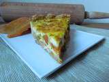 Tarte potiron lardons