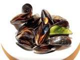 Moules, combava, basilic violet