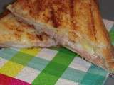 Croque-Monsieur Jambon-Chèvre-Miel-Moutarde