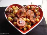 Pois chiches du soleil (chorizo/figatellu) [#espagne #corse #food #mediterraneanfood]