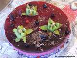 Bavarois aux fruits rouges