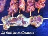 Brochettes d'agneau au curry