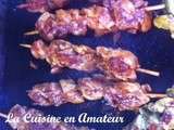 Brochettes d'agneau au paprika