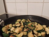 Courgettes sautées au paprika