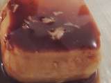 Flan coulis chocolat