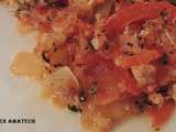 Gratin de tomates et oigons