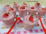 Mousse aux fraises sans oeuf